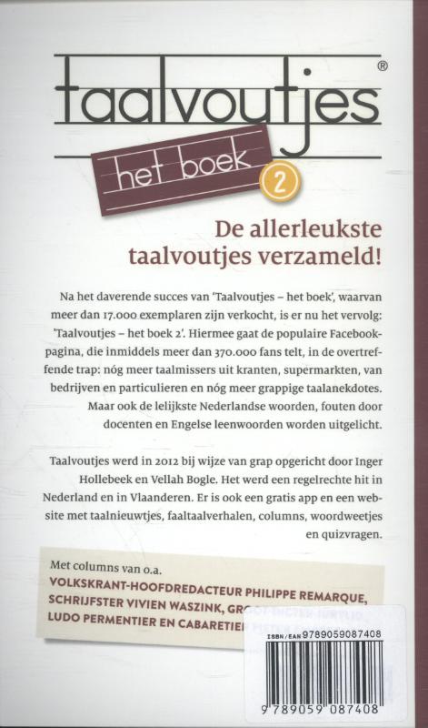 Taalvoutjes Het Boek 2 achterkant