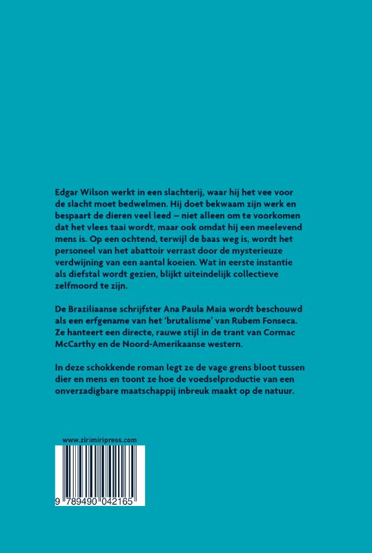 De ziel in het bloed achterkant