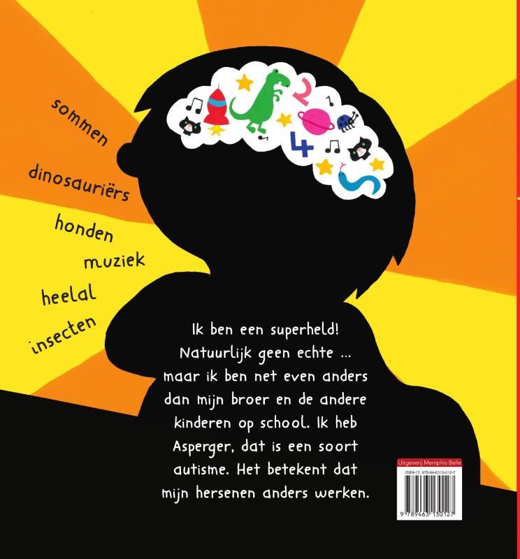 Simon en zijn asperger superkrachten! achterkant