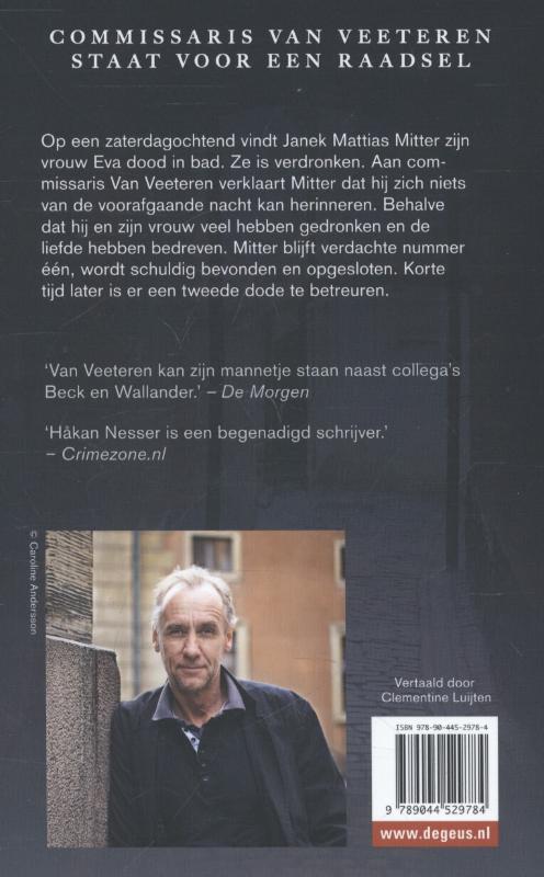 Het grofmazige net / Van Veeteren / 1 achterkant