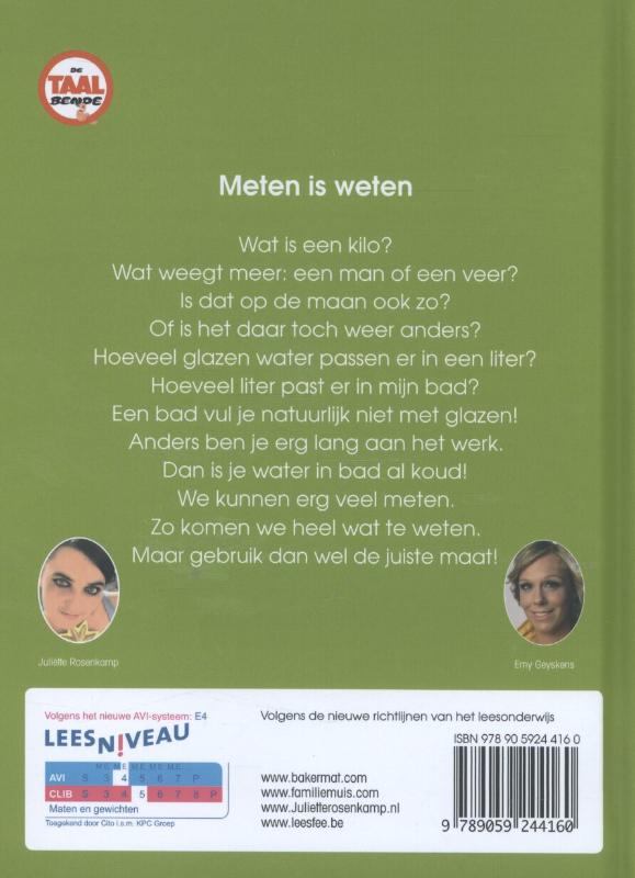 Meten is weten / De taalbende achterkant