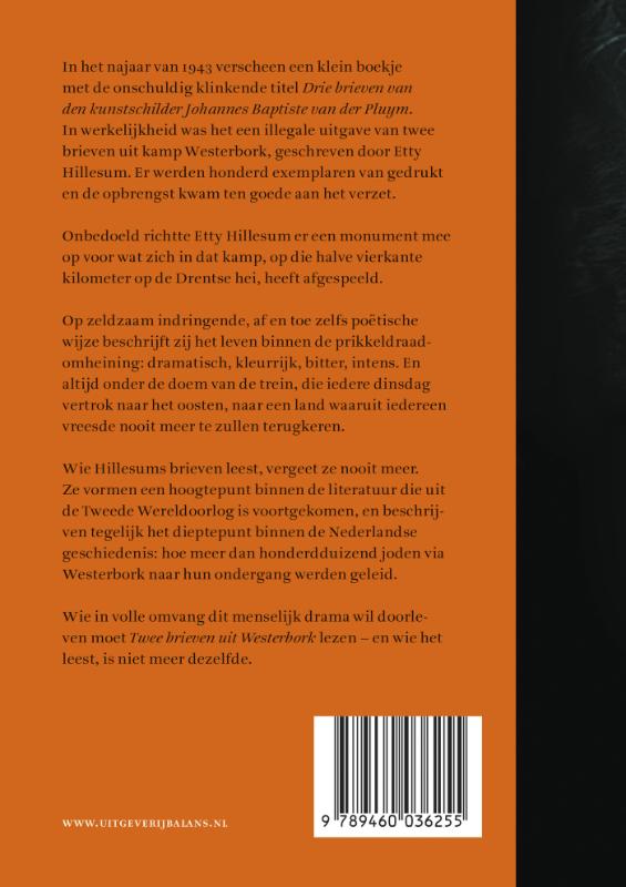 Twee brieven uit Westerbork achterkant