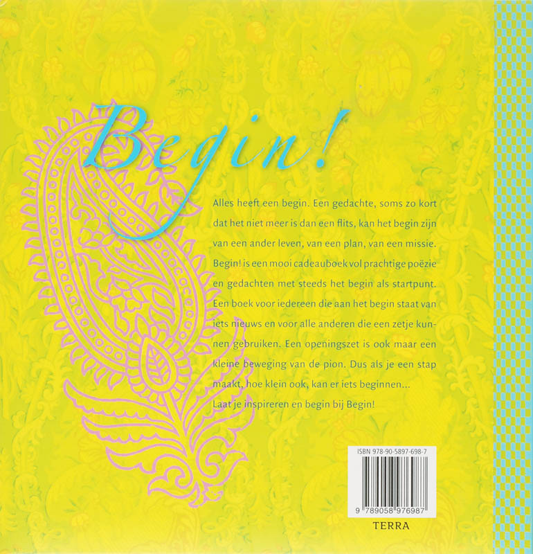 Happinez / Begin / Happinez achterkant