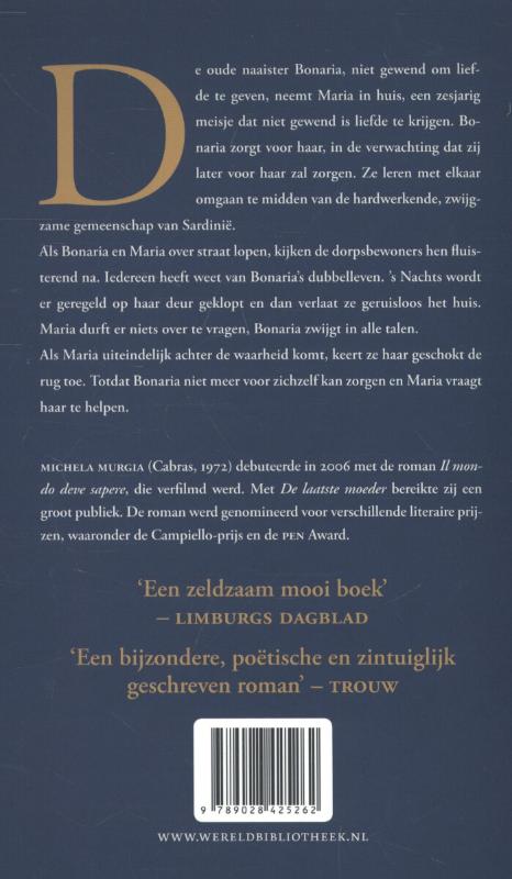 De laatste moeder achterkant