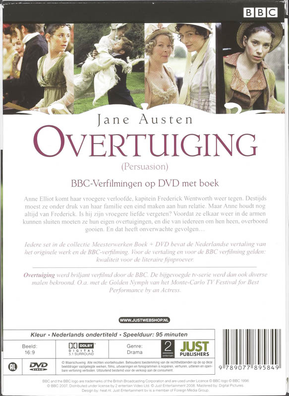 Overtuiging Boek En Dvd achterkant