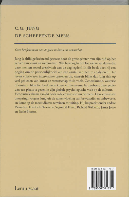 De scheppende mens achterkant