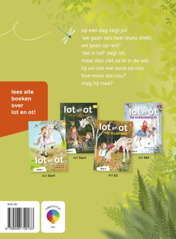 lot en ot - op reis met de klas / lot en ot achterkant