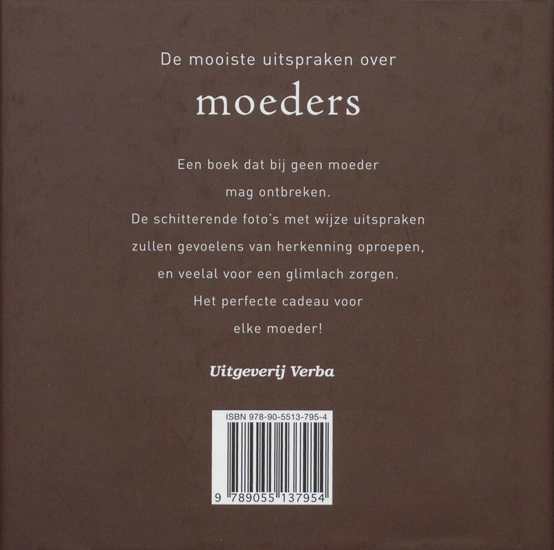De mooiste uitspraken over moeders achterkant