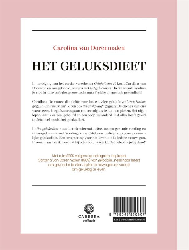 Het geluksdieet achterkant