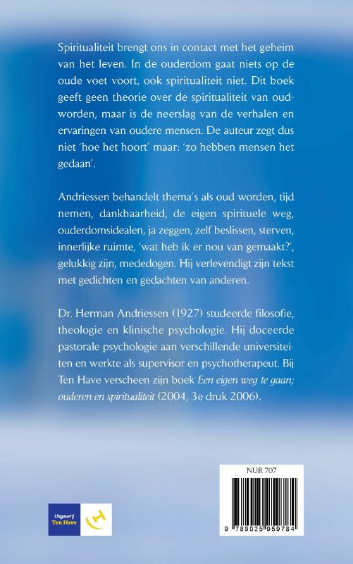 De tijd te vriend houden achterkant