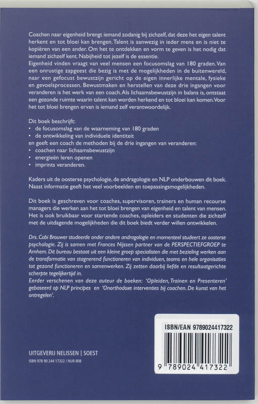 Coachen naar eigenheid / PM-reeks achterkant