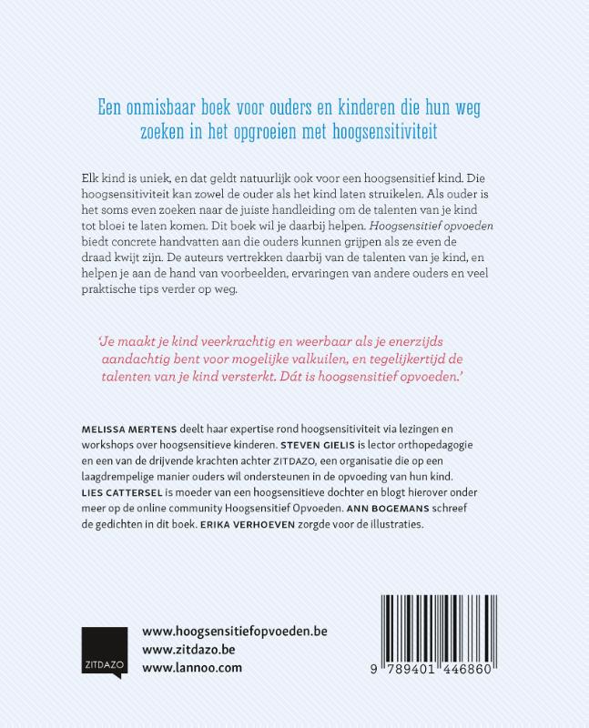 Hoogsensitief opvoeden achterkant