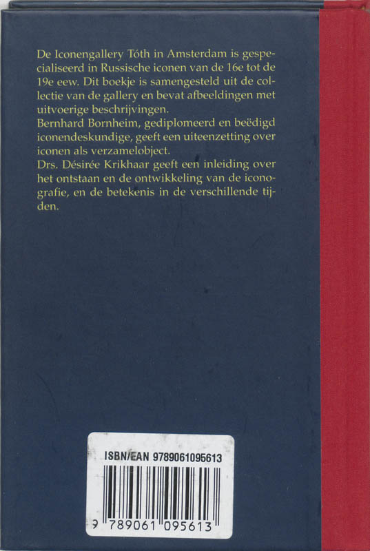 Russische Iconen achterkant