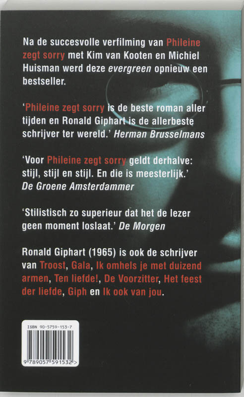 Phileine zegt sorry achterkant