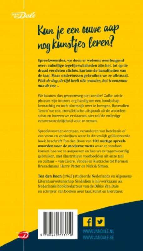 Kun je een ouwe aap nog kunstjes leren? achterkant