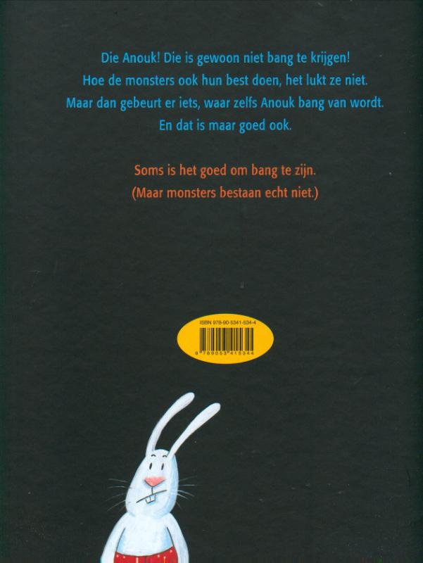 Ga weg, monsters! achterkant