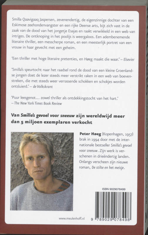 Smilla S Gevoel Voor Sneeuw achterkant