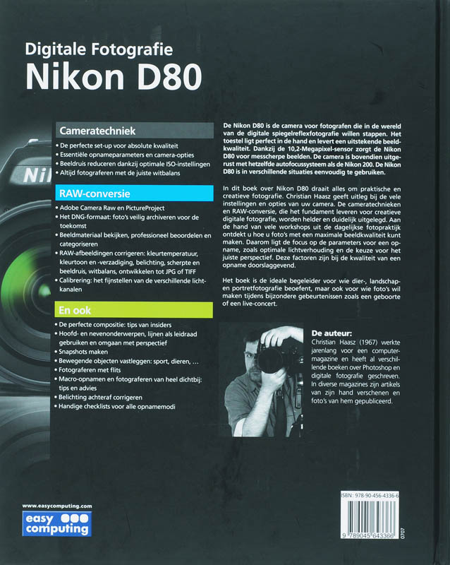 Digitale Fotografie Nikon D80 achterkant