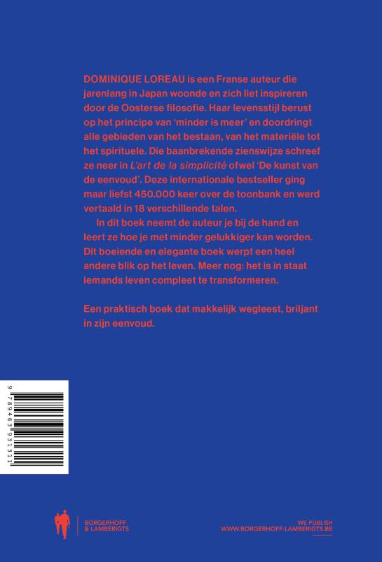 De kunst van de eenvoud achterkant
