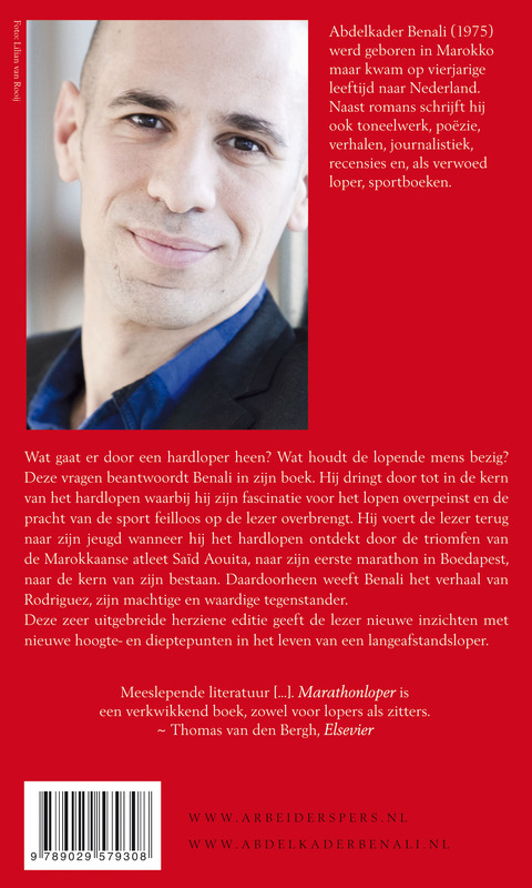 Marathonloper achterkant