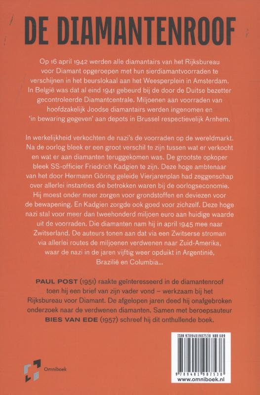 De diamantenroof achterkant