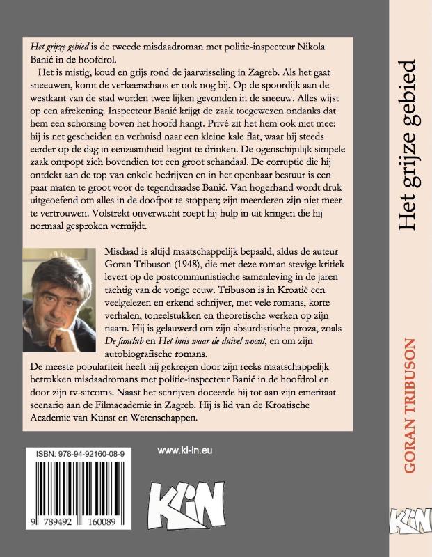 Het grijze gebied / Kroatische literatuur in Nederland / 2 achterkant