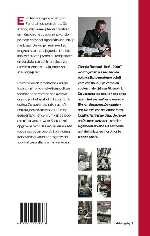 Achter de deur / De Ferrara romans achterkant