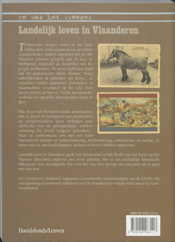 Landelijk leven in Vlaanderen achterkant