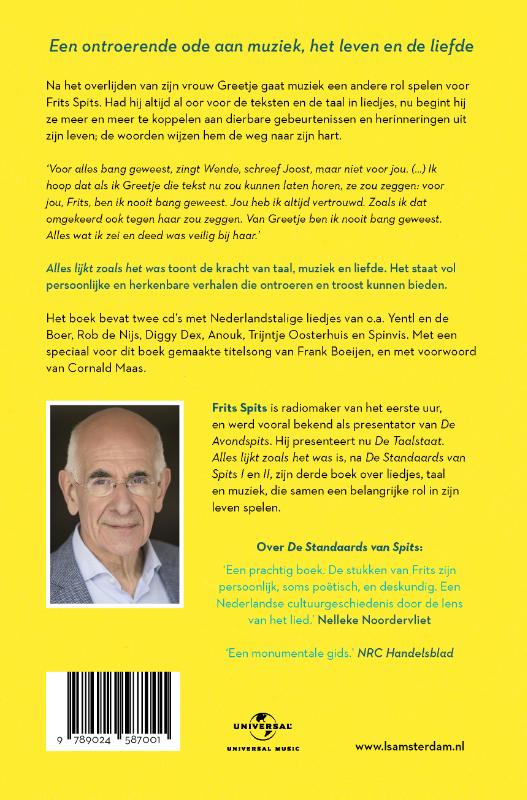 Alles lijkt zoals het was. De nieuwe standaards achterkant