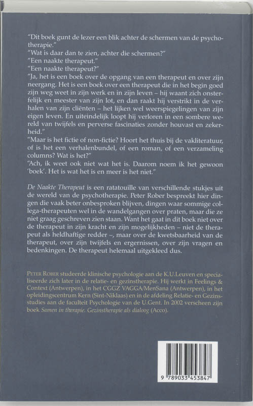 De Naakte Therapeut achterkant