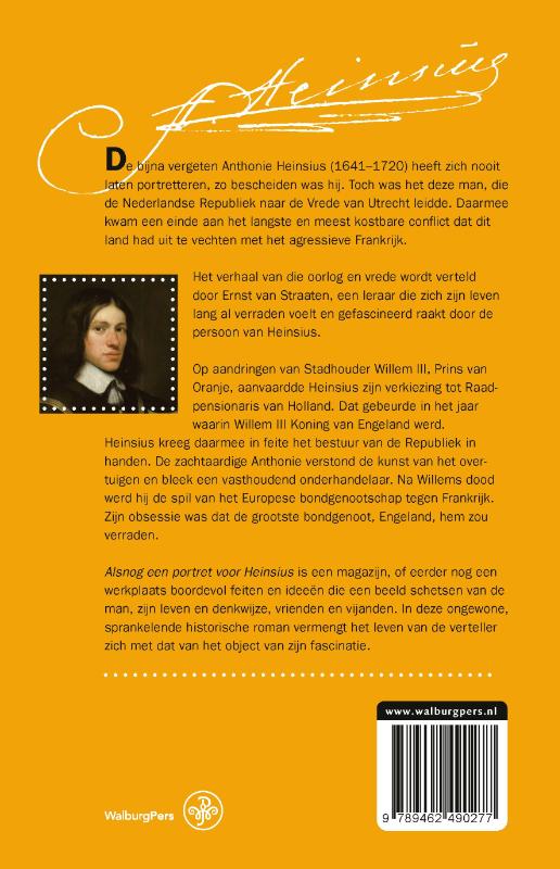 Alsnog een portret voor Heinsius achterkant