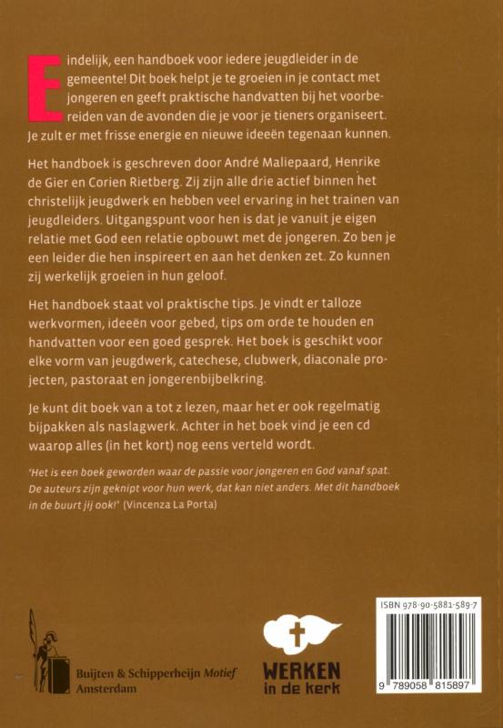 Handboek voor jeugdleiders / Werken in de kerk achterkant