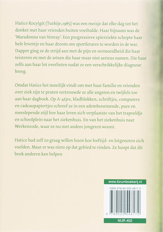 Hatice, Dagboek Van Een Dapper Meisje achterkant