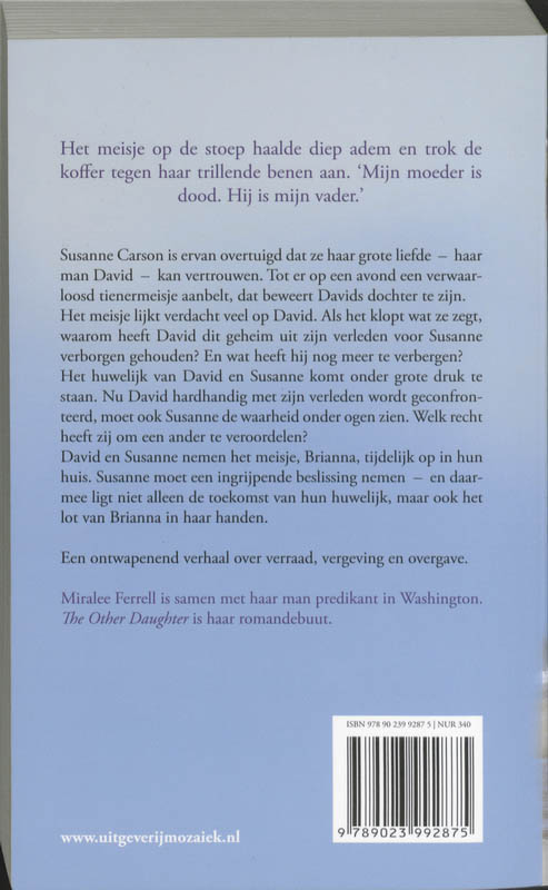 De Dochter achterkant