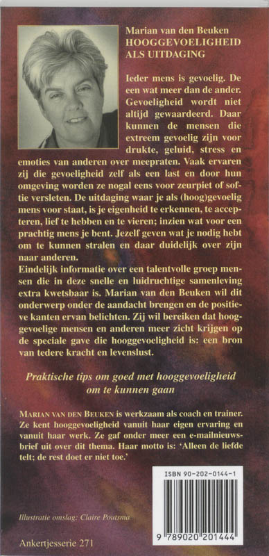 Hooggevoeligheid als uitdaging / Ankertjes / 271 achterkant