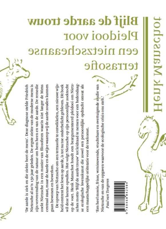 Blijf de aarde trouw achterkant