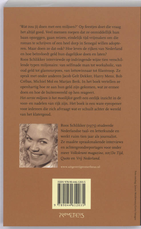 Het Eerste Miljoen Is Het Moeilijkst achterkant