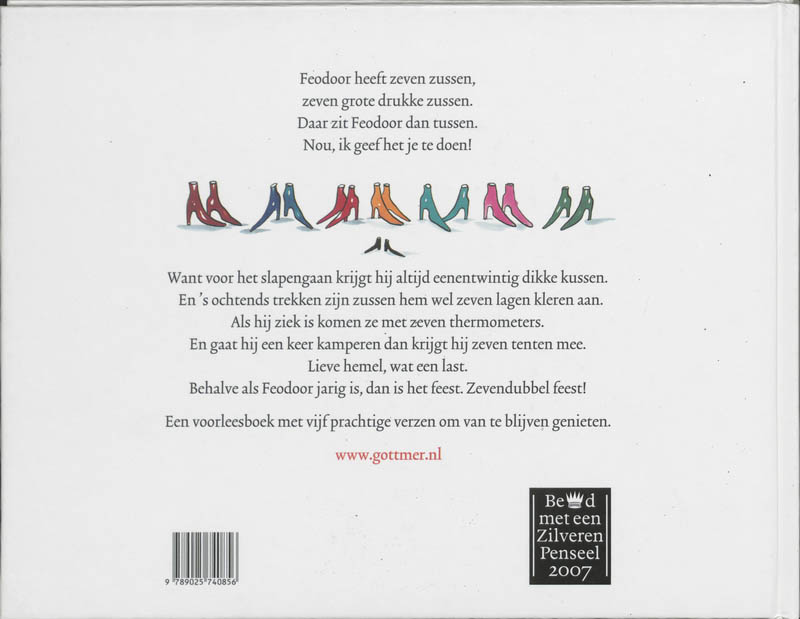 Feodoor heeft zeven zussen achterkant