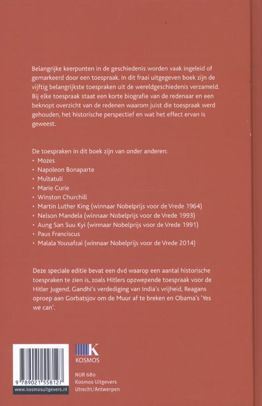 Toespraken die de wereld veranderden achterkant