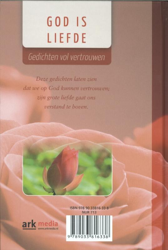 God is liefde / Aansprekende gedichtenserie achterkant