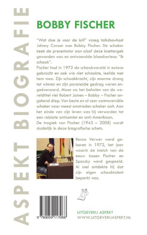 Bobby Fischer voor beginners achterkant
