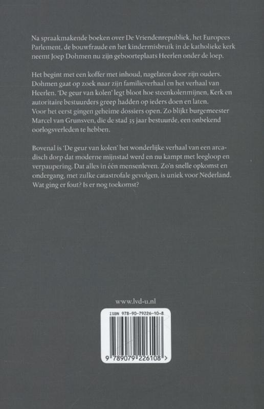 De geur van kolen achterkant