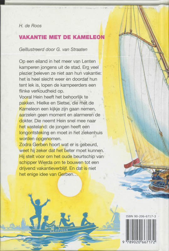 Vakantie met de Kameleon / Klassieke editie / Kameleon achterkant