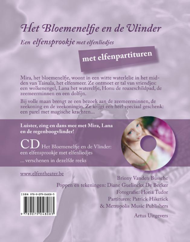 Het Bloemenelfje En De Vlinder achterkant