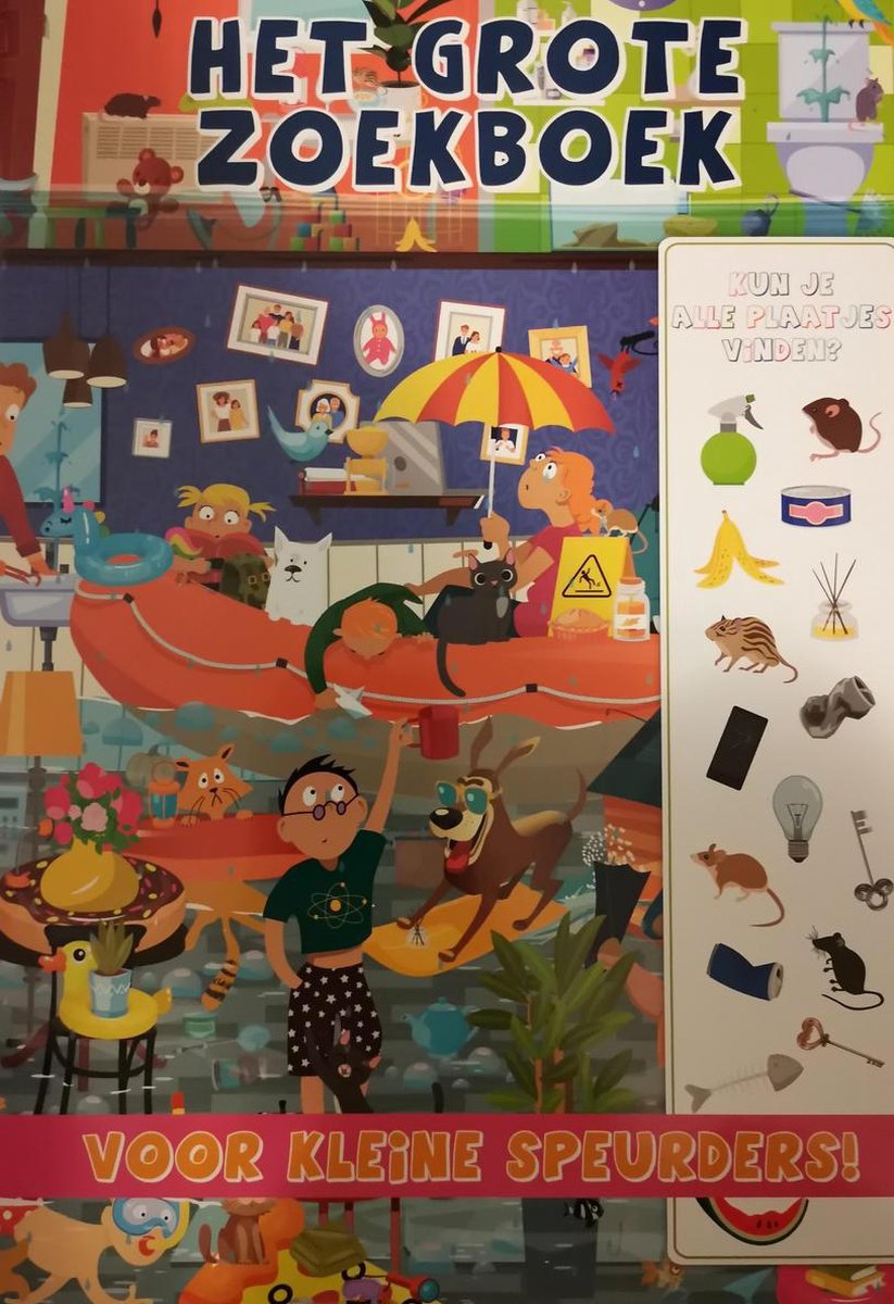 Het grote zoekboek voor kleine speurders! XL formaat 38 cm x 28 cm