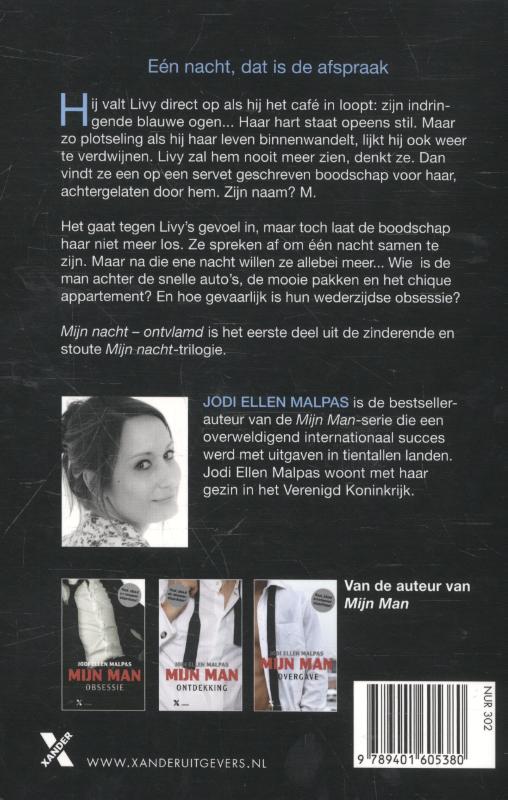 Ontvlamd / Mijn nacht / 1 achterkant