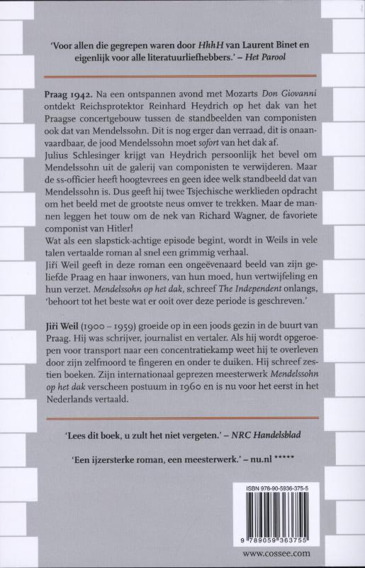 Mendelssohn op het dak achterkant