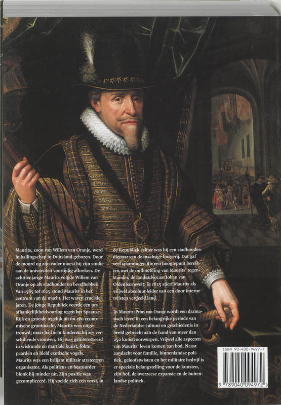 Maurits Prins Van Oranje achterkant