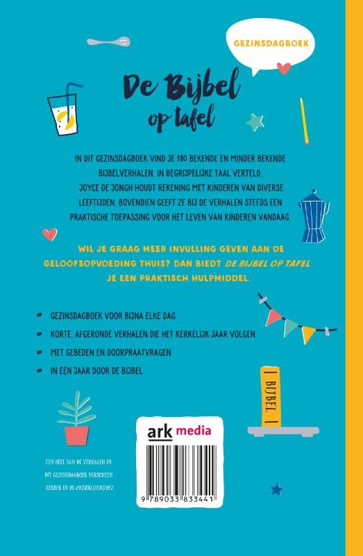 De Bijbel op tafel achterkant