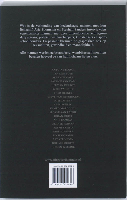 De Man En Zijn Lichaam achterkant